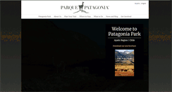 Desktop Screenshot of patagoniapark.org